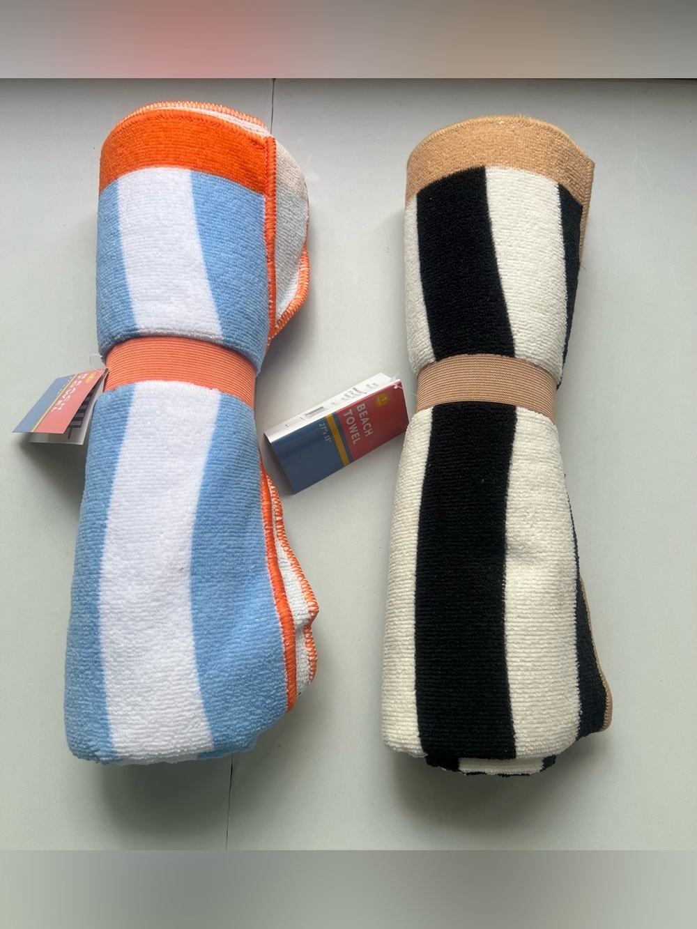 Striped Beach Towel Set - Picture 6 of 6